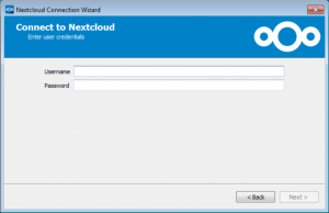 Setup: login information